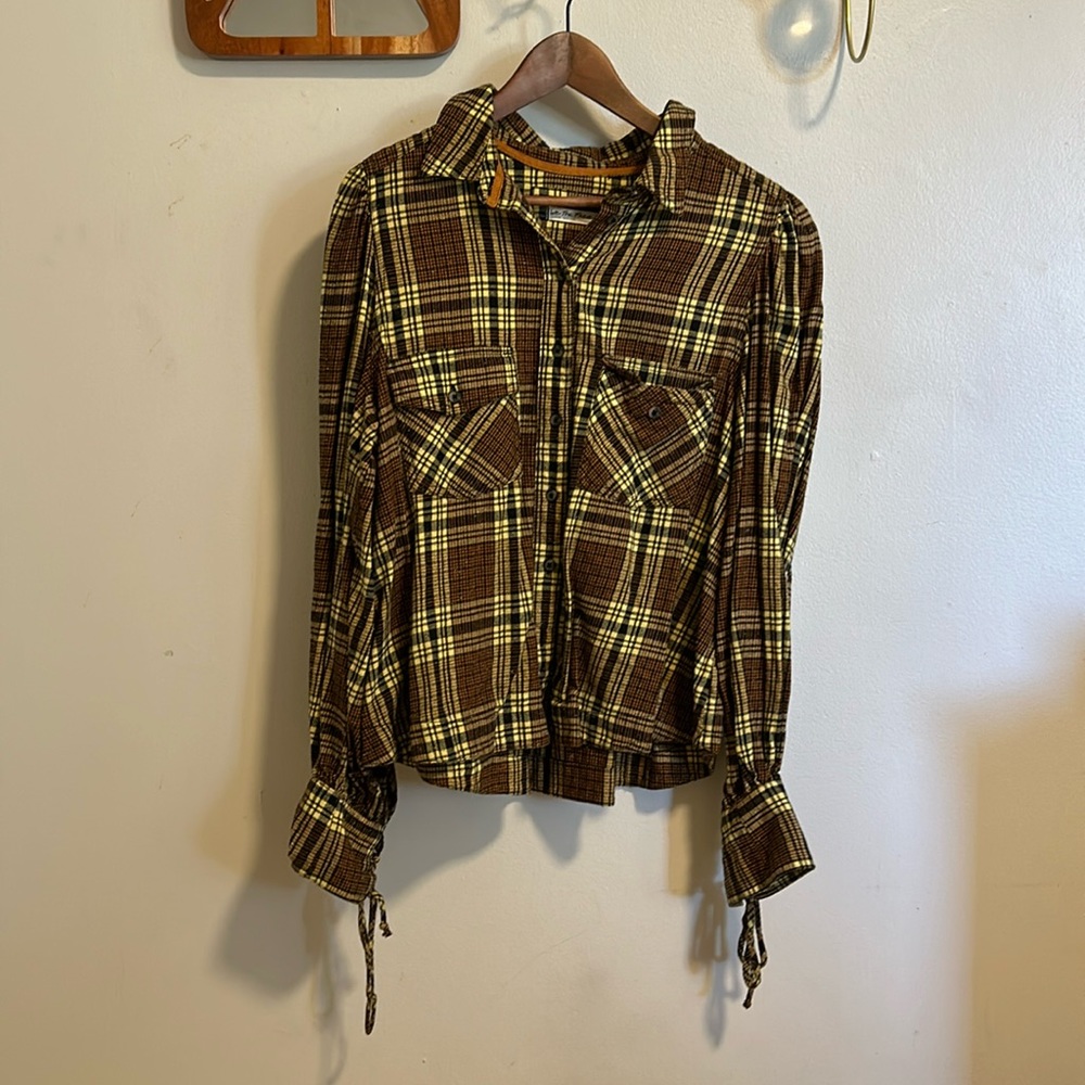 Plaid Free People Shirt